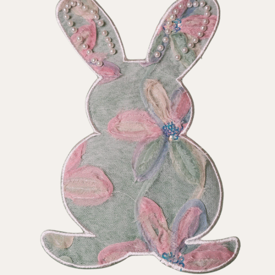 Embroidered Rabbit Applique